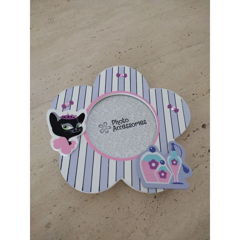 Novelty Wooden Picture Frame‎ Cats Lovers Multicolor Selfstand